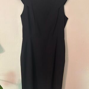 J Crew Black Wool Sheath Dress